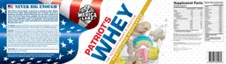 Label for Patriot's Whey Fortuitous Keepsakes