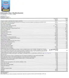 Label for Ultimate Man