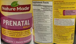 Label for Prenatal Multi