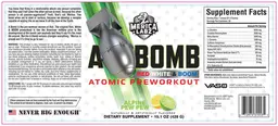 Label for A Bomb Red, White & Boom Alpine Pew Pew