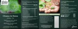 Label for Cleanse & Detox