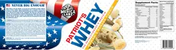 Label for Patriot's Whey Mamaw's Banana Puddin'