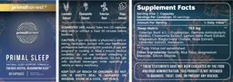 Label for Primal Sleep