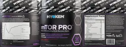 Label for mTOR PRO Fruit Punch