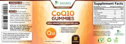 Label for CoQ10 Gummies