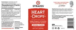 Label for Heart Drops Original Flavor