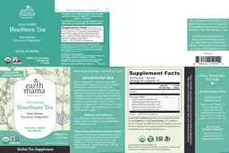 Label for Heartburn Tea Soothing, Cooling Mellow Mint