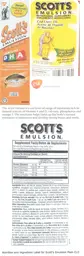 Label for Scott's Emulsion Cod Liver Original