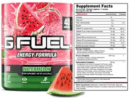 Label for G Fuel Watermelon