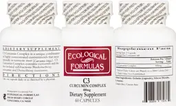 Label for C3 Curcumin Complex 400 mg