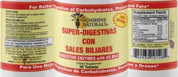 Label for Digestive Enzymes with Ox bile