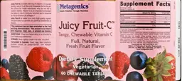 Label for Juicy Fruit-C