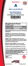 Label for A 3000 mcg