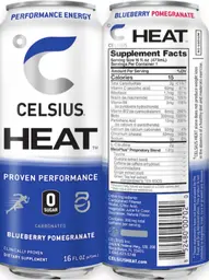 Label for Heat Blueberry Pomegranate