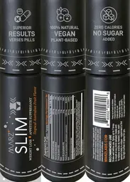 Label for Slim Tropical Australian Fruit Flavor