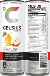 Label for Sparkling Fuji Apple Pear