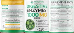Label for Digestive Enzymes