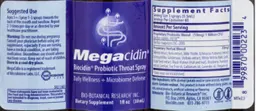 Label for Megacidin