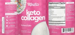 Keto Collagen Birthday Cake