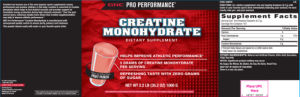 Creatine Monohydrate Fruit Punch