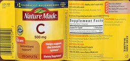 Label for C 500 mg