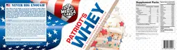 Label for Patriot's Whey Independence Cake