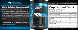 Label for VasoBlitz Blue Raspberry
