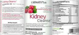 Label for Kidney Cleanse