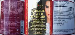 Label for Ultimate Hair Strength