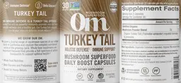 Label for Turkey Tail