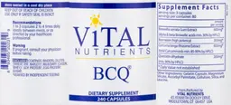Label for BCQ