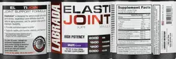 Label for ElastiJoint Grape Flavor