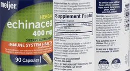 Label for Echinacea 400 mg