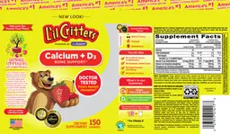 Label for Calcium + D3