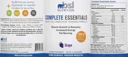 Label for Complete Essentials-Grape