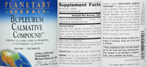 Bupleurum Calmative Compound 560 mg