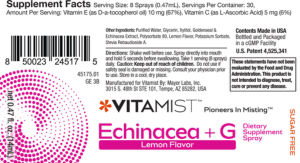 Echinacea + G Lemon Flavor