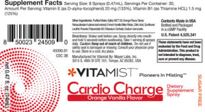 Cardio Charge Orange Vanilla Flavor