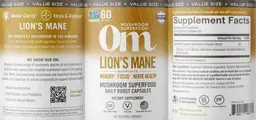 Label for Lion's Mane