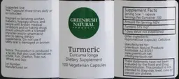 Label for Turmeric
