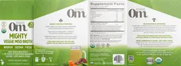 Label for Mighty Veggie Miso Broth
