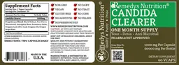 Label for Candida Clearer