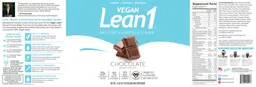 Label for Vegan Lean1 Chocolate