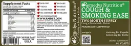 Label for Cough & Smoking Ease