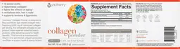 Label for Collagen Powder Unflavored