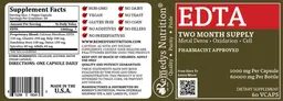Label for EDTA