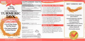 Extra Strength Turmeric 50X 1000 mg