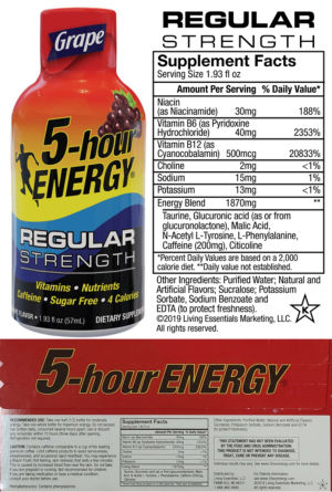 5-hour Energy Regular Strength Grape