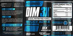 Label for DIM 3X