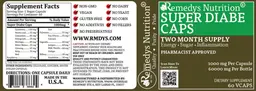 Label for Super Diabe Caps